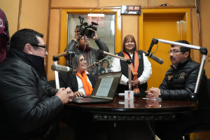 Preside rector D&aacute;maso Anaya celebraci&oacute;n del 33 aniversario de Radio UAT