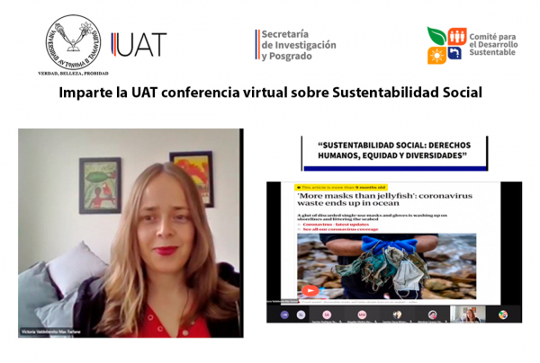 Dictan en la UAT conferencia sobre sustentabilidad social y derechos humanos