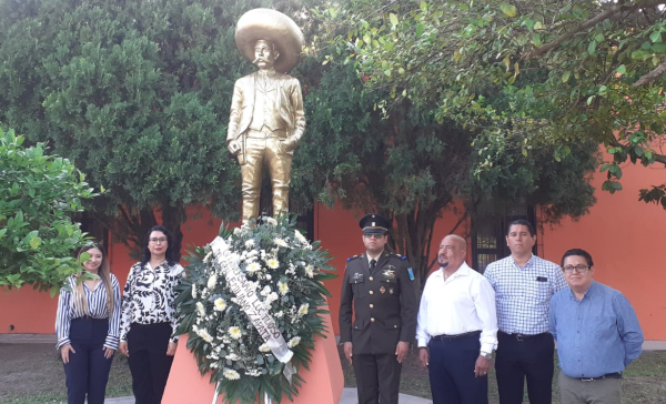 Conmemoran autoridades de Matamoros 105 Aniversario Luctuoso del Gral. Emiliano Zapata