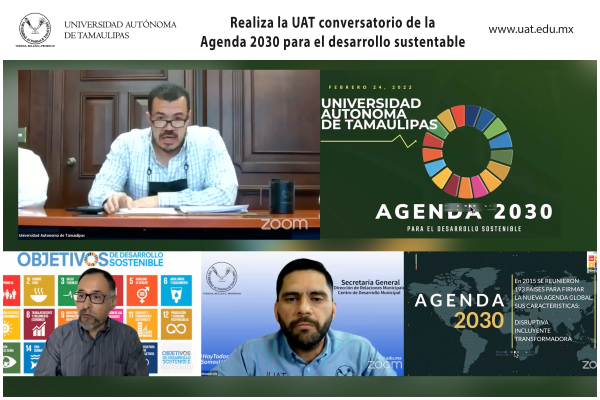 Realiza la UAT conversatorio de la Agenda 2030 para el Desarrollo Sostenible