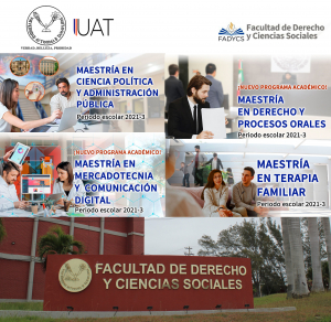 La Facultad de Derecho UAT-Tampico  promueve convocatoria de posgrados