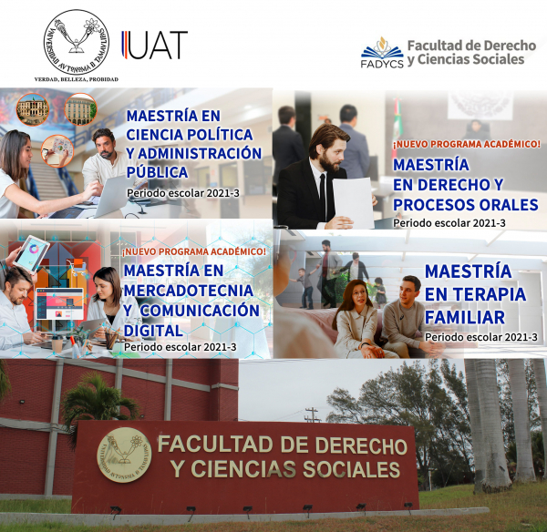 La Facultad de Derecho UAT-Tampico  promueve convocatoria de posgrados