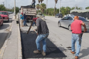 Inicia Gobierno de Matamoros acciones emergentes de rehabilitaci&oacute;n de pavimento
