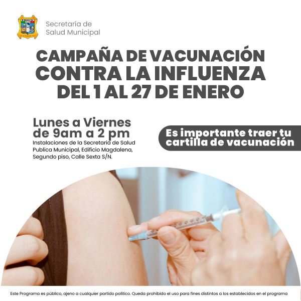 Vacúnate contra la influenza