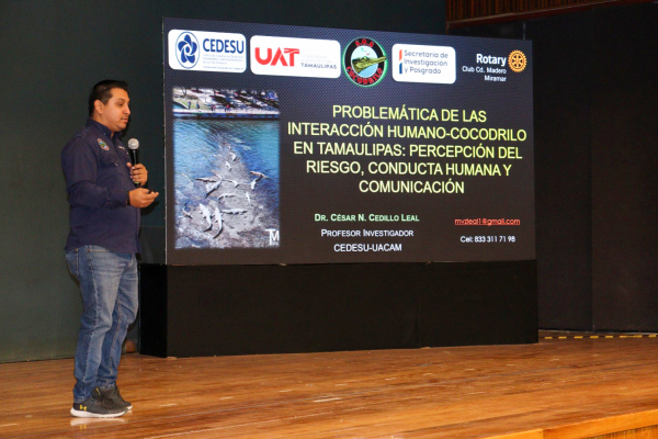 Analiza la UAT interacci&oacute;n humano-cocodrilo en el sur de Tamaulipas