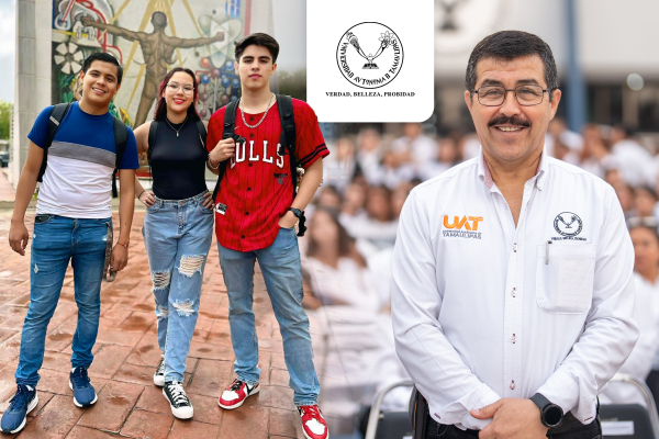 Rector de la UAT D&aacute;maso Anaya da bienvenida a estudiantes