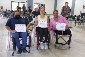 Realiza DIF Tamaulipas segunda capacitaci&oacute;n y donaci&oacute;n de sillas de ruedas para personas discapacitadas