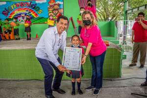 &ldquo;No m&aacute;s casitas de madera&rdquo;, afirma Mario L&oacute;pez  al destacar avances en infraestructura educativa