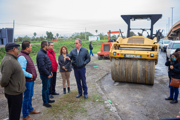 Realiza Alcalde Interino, Alejandro Cerezo intenso recorrido de supervisi&oacute;n de obras