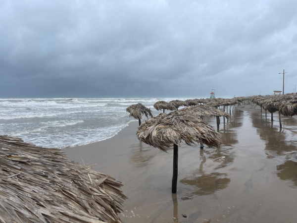 Cierran Playa Bagdad a visitantes por peligro  que representa Tormenta Tropical &ldquo;Alberto&rdquo;