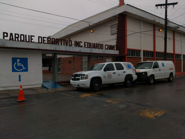 Por onda g&eacute;lida recibe Protecci&oacute;n Civil a 17 personas en  el refugio habilitado en deportivo &ldquo;Ing. Eduardo Ch&aacute;vez&rdquo;