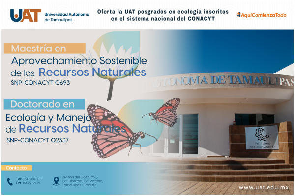 Promueve la UAT posgrados en ecolog&iacute;a inscritos en el CONACYT