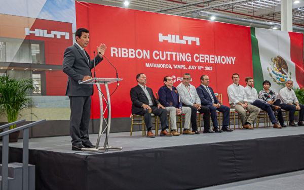 Matamoros genera confianza a inversionistas; inauguran extensi&oacute;n de planta 10  de HILTI