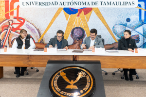 Firma la UAT convenio con Escuela de Econom&iacute;a Social de Espa&ntilde;a