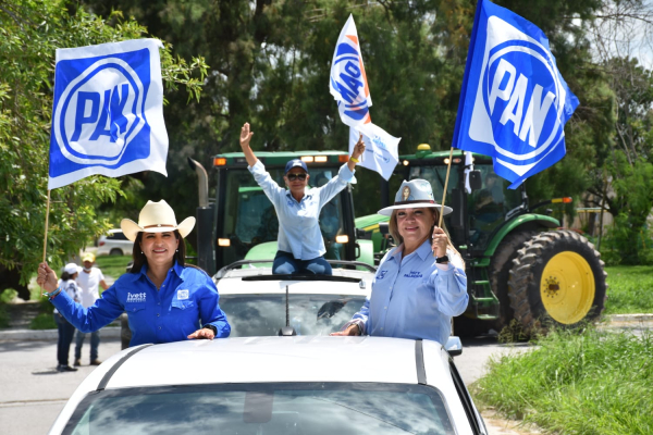 En Poblado Control viven gran fiesta familiar con las candidatas del PAN