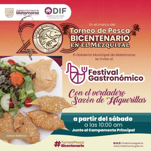 Todo listo para el Torneo de Pesca Bicentenario, a  realizarse en El Mezquital el pr&oacute;ximo 27 de Agosto