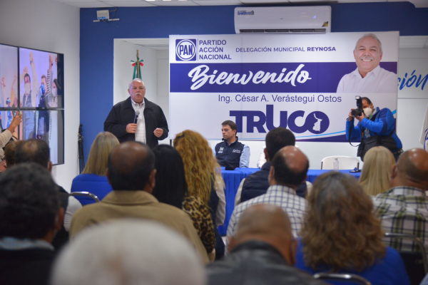 Agradece Ver&aacute;stegui Ostos apoyo de aspirantes panistas