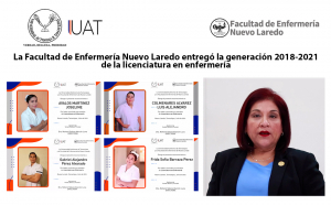 Egresa generaci&oacute;n 2018-2021 de la Facultad de Enfermer&iacute;a Nuevo Laredo