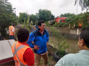 Supervisa Mario L&oacute;pez esfuerzos por contingencia causada por hurac&aacute;n &ldquo;Hanna&rdquo;
