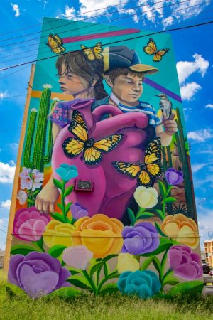 Plasman artistas pl&aacute;sticos,monumentales  murales en edificios &ldquo;Jes&uacute;s Urquiza&rdquo;