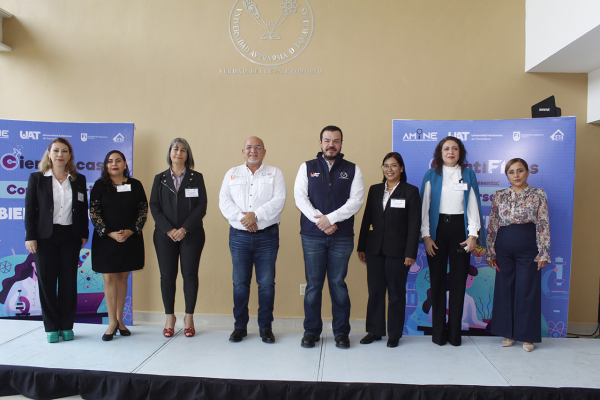 Rector de la UAT inaugura conversatorio sobre mujeres en la ciencia