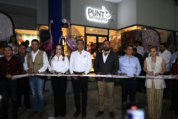 Inaugura gobernador "Punto Tamaulipas"