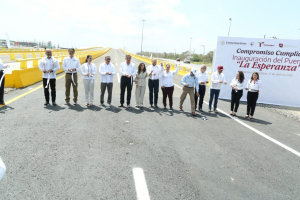 Inaugura Am&eacute;rico nuevo puente "La Esperanza", en Altamira