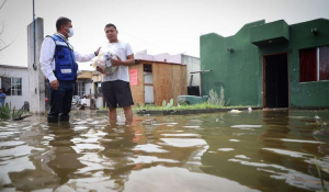 Gobierno de Tamaulipas llev&oacute;  apoyo a familias matamorenses  damnificadas por las lluvias