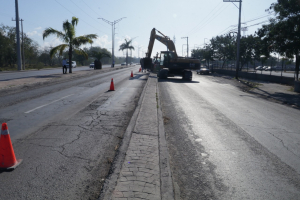 Supervisa Alcalde avance de obra en avenida Lauro Villar