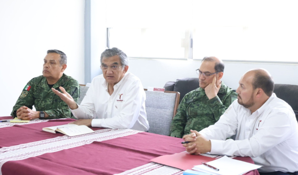 Se trabaja para garantizar la paz dice Gobernador a empresarios y medios de comunicaci&oacute;n en Matamoros