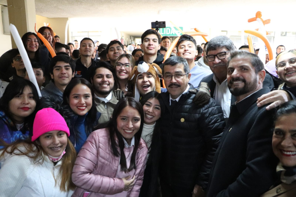 El rector D&aacute;maso Anaya visita facultades de la UAT en el Campus Tampico