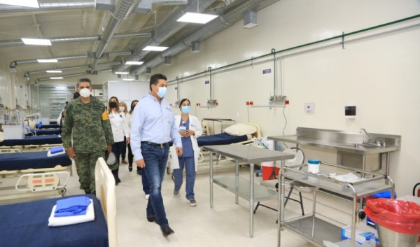 Entrega Gobierno de Tamaulipas 8 hospitales COVID-19