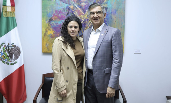 En encuentro de Am&eacute;rico Villarreal con Luisa Mar&iacute;a Alcalde revisan da&ntilde;os que dej&oacute; &ldquo;Alberto&rdquo;