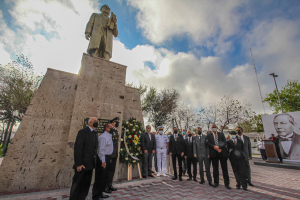 Rinden municipio homenaje a Don Benito Ju&aacute;rez Garc&iacute;a