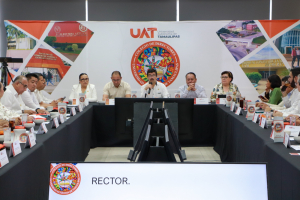 Rector de la UAT preside en la UAM Mante la reuni&oacute;n del Colegio de Directores