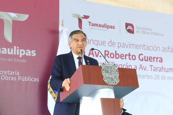 Asiste Am&eacute;rico al 199 aniversario de Matamoros; entrega obras y patrullas