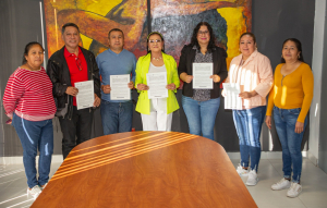 Firma Gobierno de Matamoros, a trav&eacute;s de SECUDE, convenio con Comparsa tradicional Los Palmares