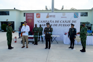 Activan campa&ntilde;a &ldquo;Canje de Armas de Fuego&rdquo; por art&iacute;culos electrodom&eacute;sticos