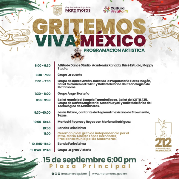 Gritemos ¡Viva México!