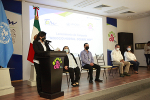 Se unen Estado, DIF y UNODC para prevenir el tr&aacute;fico il&iacute;cito de migrantes o refugiados