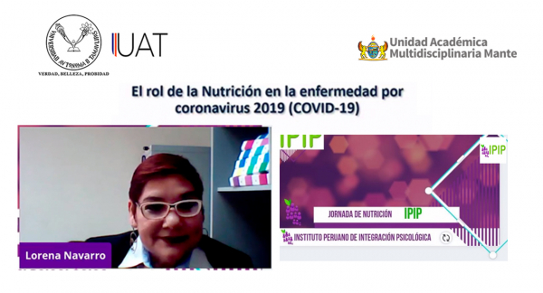 Investigadora de la UAT expone el rol de la nutrici&oacute;n en COVID-19
