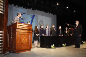 Preside Rector eventos del 61 aniversario de la Facultad de Comercio-Tampico